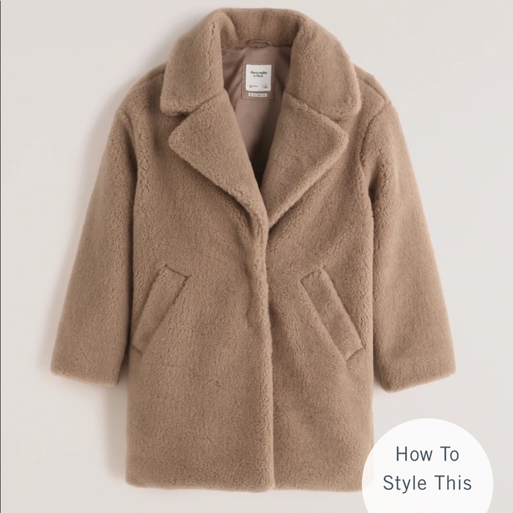A&F Teddy Coat (will be donating after Dec. 10)